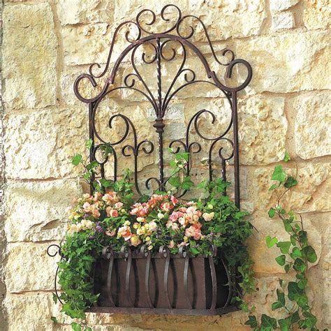 ornate metal window boxes|wrought iron window baskets.